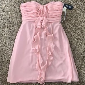 LIGHT PINK KNEE LENGTH DRESS